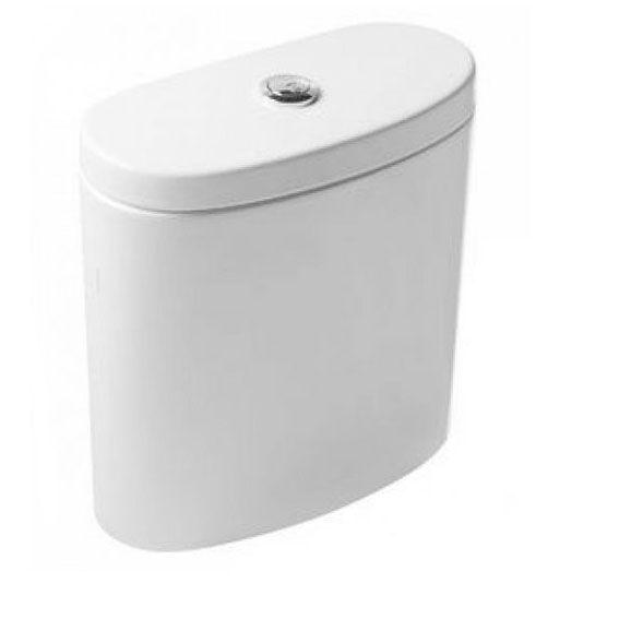 Бачок для напольного унитаза, подвод воды снизу бачка, слева, (механизм смыва 3/6л., кнопка цв.хром в компл.)  Erika pro Q ZZ