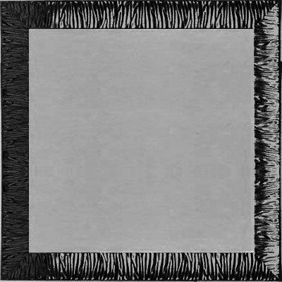 Зеркало 100х100см, в раме (цв. Черный лак)  Retro ZZ