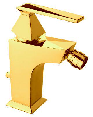 Смеситель для биде однорычажный с д/к, (цв.латунь), Vincent ZZ