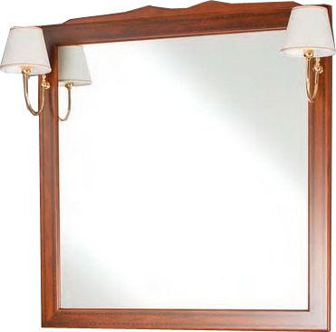 Зеркало в деревянной раме 98хh100 (цв. Noce Intarsiato), Linosa ZZ