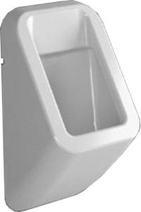 Писсуар 325хh685х305мм, подвод воды сзади из стены, выпуск в стену, без сифона (крепления в компл.) FUSION Q ZZ