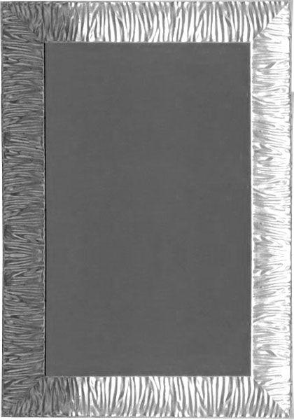 Зеркало 70хh100см, в раме, (цв. серебро), Retro ZZ