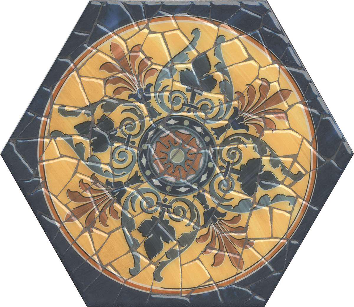 Декор Парк Гуэля лаппатированный ХХ |29x33.4