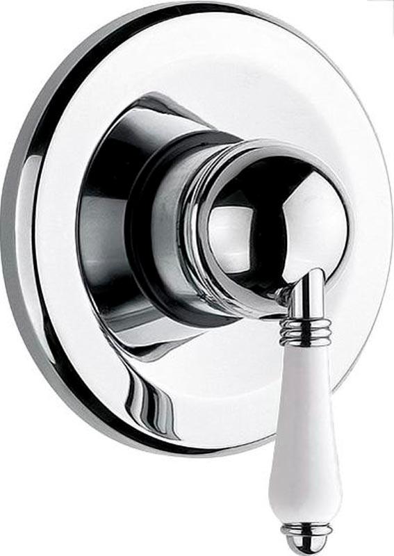 Наружная часть смес.д/д встраив. в стену, (без внутр. арт.4006), (цв. NS никель сатин, ручка P.M.Blanc), Nicolazzi ZZ