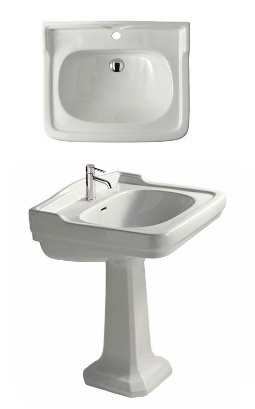 Раковина 71х59хh27см, 3 отв. для смесит., Ethos ZZ