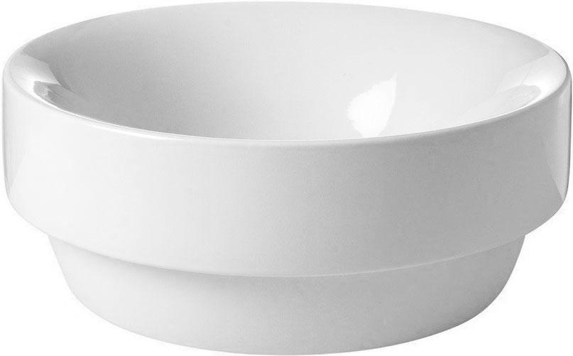 Раковина накладная (полувстраиваемая), на столешницу, круглая, 350х350хh100(210)мм, без отв.д/смесит., без перелива, Ciotola ZZ