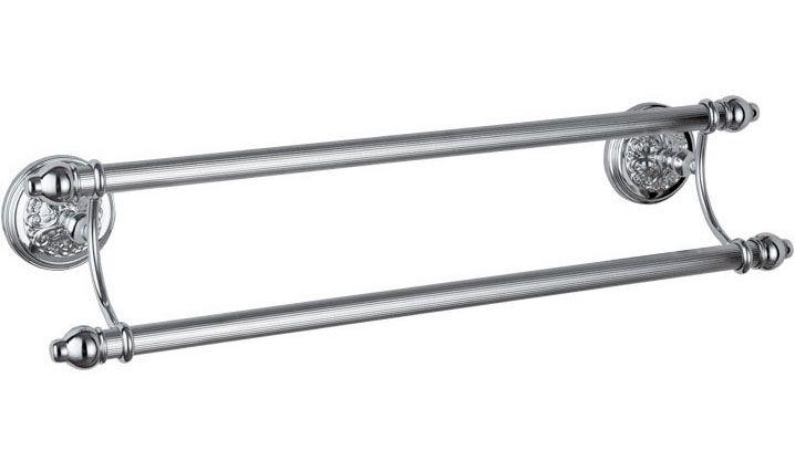 Полотенцедержатель двойной 575мм, (цв. хром), Lexinghton ZZ