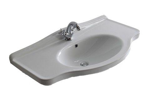 Раковина 95х54хh24см, с 1 отв.д/смесителя, (крепёж в копл.), Ethos ZZ