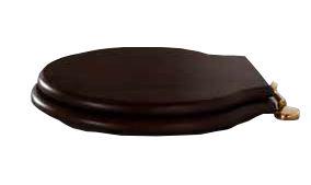 Сиденье для унитаза , (цв. орех, петли бронза), Oxford ZZ