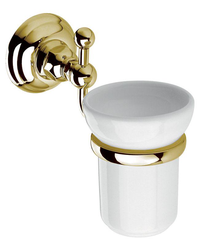 Стакан настенный (цв. Antique gold/керамик), Classica ZZ