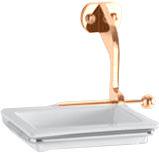 Мыльница настенная, (цв.бронза), Waldorf ZZ