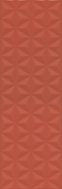 Диагональ красный структура обрезной |25x75
