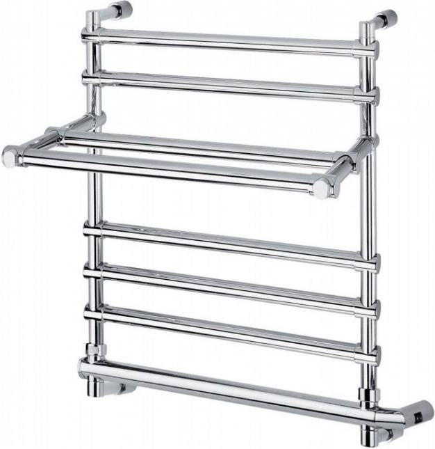 Полотенцесушитель с полочкой 500/570хh603х330мм, (электрика+Box, подключение справа), цв.хром, Margaroli ZZ