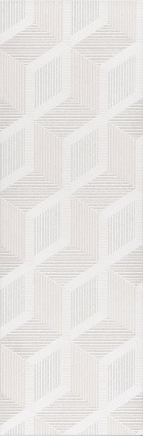 Декор Морандо белый обрезной XX25x75