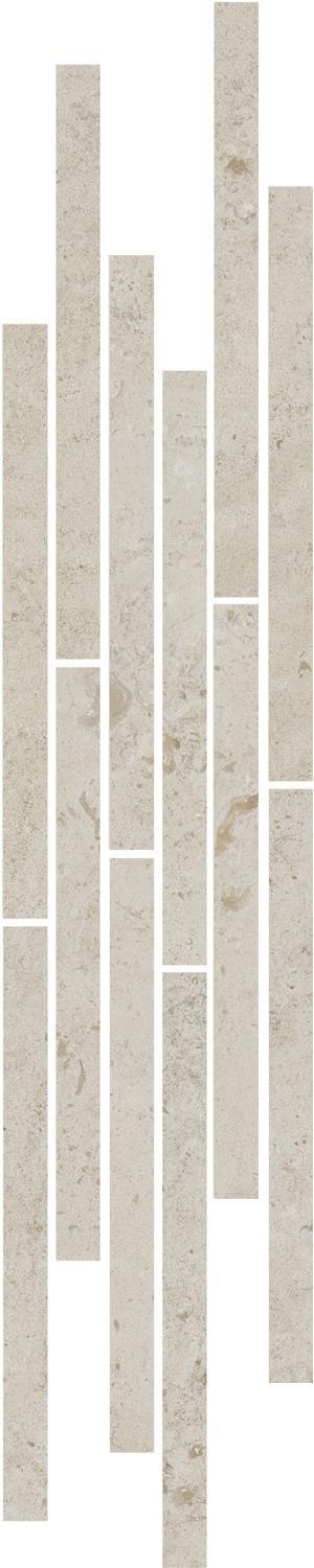 Декор Карму мозаичный бежевый матовый |75х15