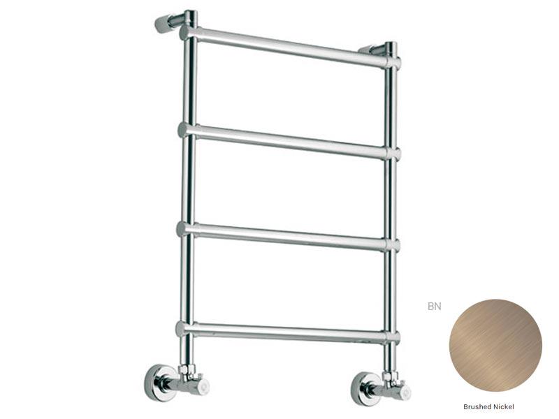 Полотенцесушитель модульн.водяной-лесенка 4 ступеньки,д/подключ. к сист.ГВС или отоплению, INT 470, размер 530х726мм,(цв.шлиф.никель),470x720,Sole ZZ