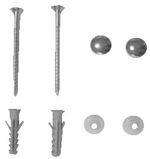 Крепеж к полу для унитаза и биде, (цв. хром), Kerasan ZZ