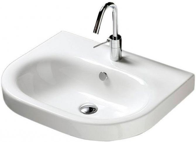 Раковина 700х500мм, с 1 отв.д/сесит., (БЕЗ креплен.YR47), Daytime ZZ