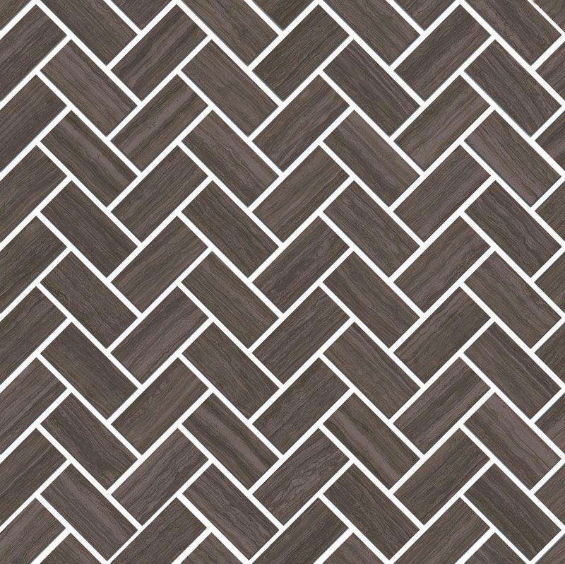 Декор Грасси коричневый мозаичный напольный B XX|30x31.5