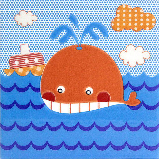 Декор Морская прогулка Кит ZZ|20x20