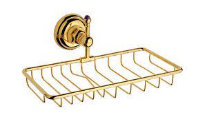 Мыльница-решетка, настенная (цв. Antique gold), Classica ZZ