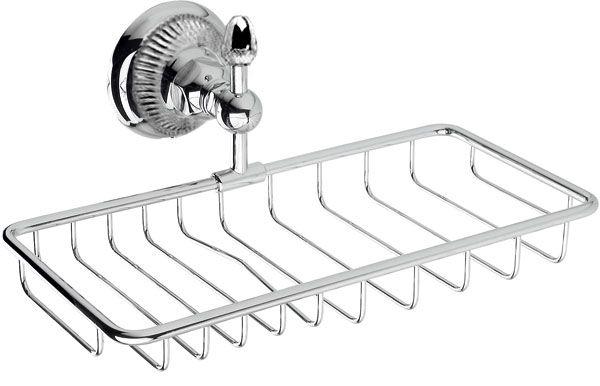 Мыльница-решетка, настенная (цв. хром), Impero ZZ