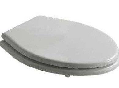 Сиденье для унитаза, с микролифтом, (цв. белый, петли цв. хром), Ethos KL
