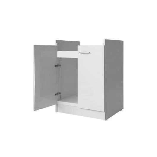 Тумба напольная 60,5х60,5хh88см, для хоз. раковины арт. YXMC01, дерев.стиральн.доска с компл., (цв. белый), Hatria ZZ