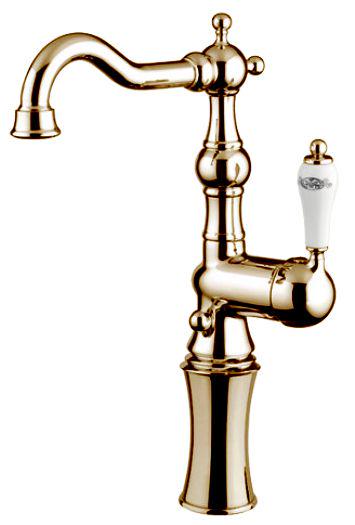 Смеситель для раковины,высокий h345(285)мм, с д/к, (цв. бронза), Phoenix ZZ