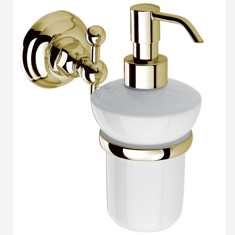 Дозатор настенный (цв. Antique gold/керамика), Classica ZZ