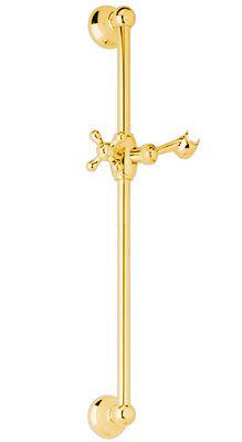Штанга с держателем для ручного душа,  (цв.гальван.золото), Classico ZZ