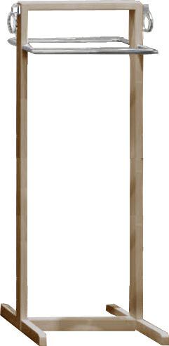 Полотенцедержатель напольный 45х34хh115см, (цв. Beige Lucido / хром), Oasis ZZ