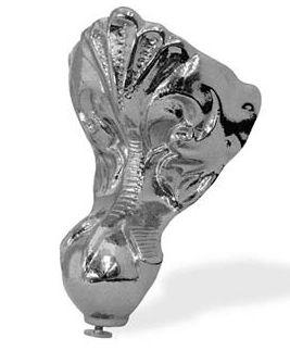 Ножки для ванны, (комплект 4шт. с креплениями, д/ванн Slipper, Roll top, Margot), металл цв.хром, Eagle Gaia ZZ