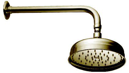 Верхний душ, круглый d20см, с antikalk, со стеновым кронштейном 35,8см, (цв.бронза), Classica Nicolazzi ZZ