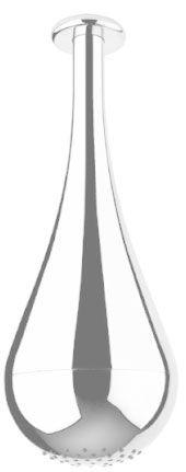 Душевая головка потолочная, R152мм, h387мм, (цв. хром), Goccia ZZ