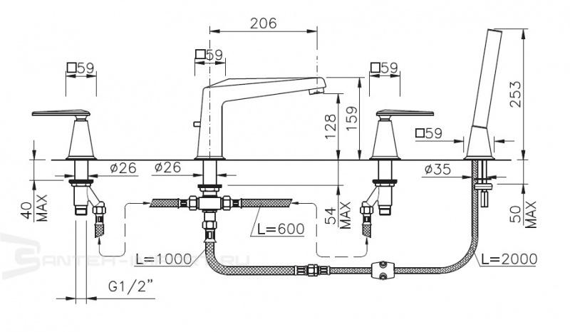 Полотенцедержатель 39см, (гальван.золото), Nicolazzi ZZ