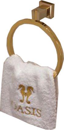 Полотенцедержатель-кольцо d25см, (цв. золото), Oasis ZZ