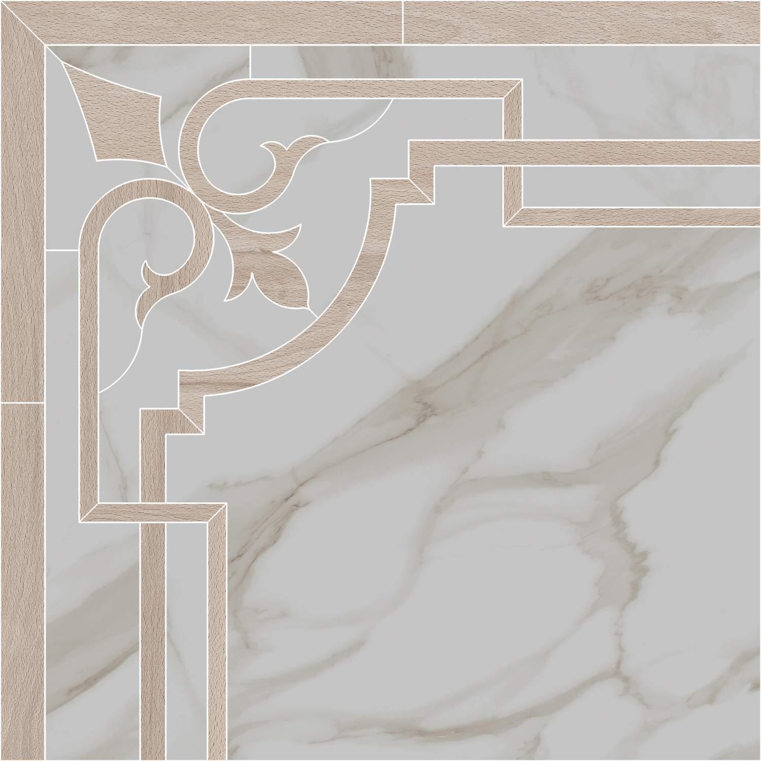 Декор Карелли наборный |60x60