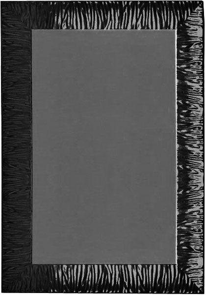 Зеркало 70х100см, в раме (цв. Черный лак)  Retro ZZ