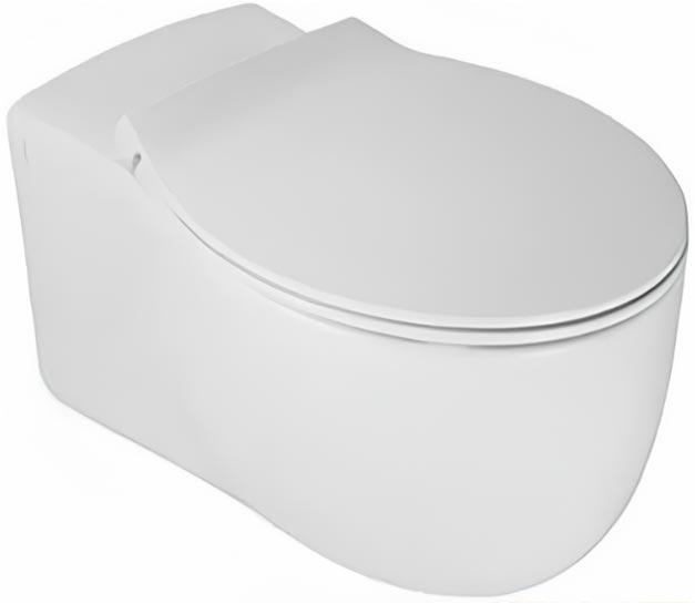 Унитаз подвесной 36,5х55,5см, безободковый rimless, крепёж в компл, (без сиденья), Le Fiabe ZZ