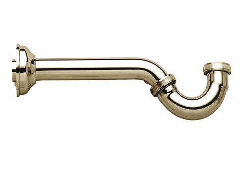 Сифон для биде, S-образный", 1/4, (цв. латунь), Gaia ZZ