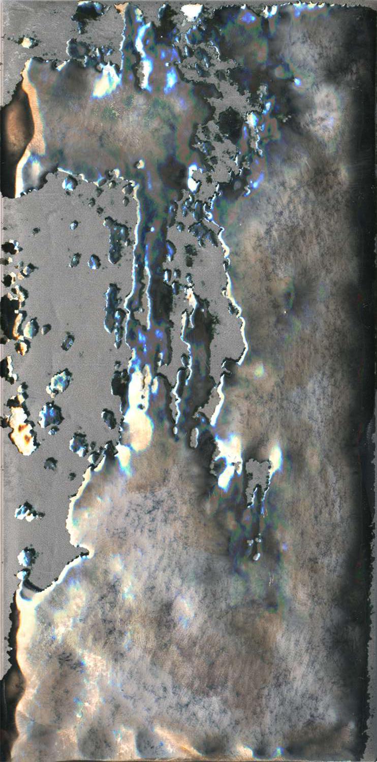 Декор Граффити металл серый |20x9,9