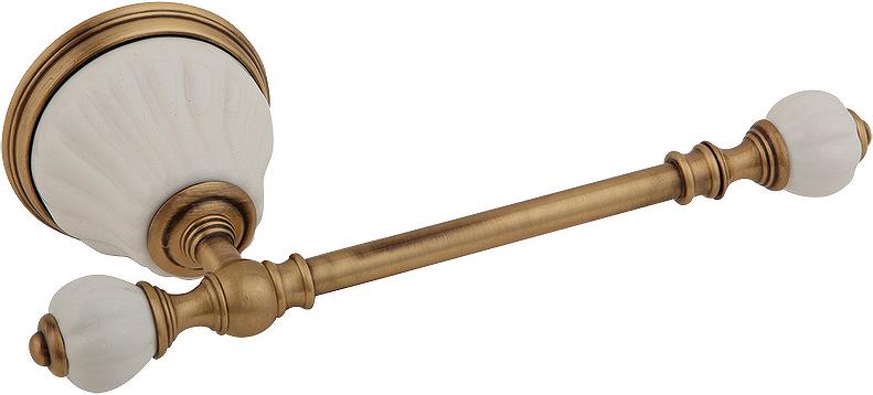 Держатель для т/б, (цв.бронза / керамика), Olivia ZZ