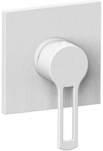 Смеситель встраиваемый для душа без девиатора на 1 выход (цв. матовый белый) Ringo ZZ