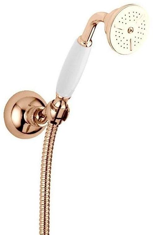 Душ ручной с креплением, шланг 1500мм металл, цвет бронза , модель BELINDA ZZ