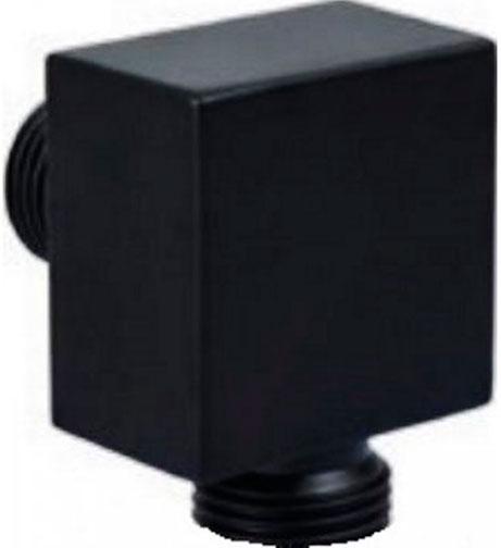 Шланговое подсоединение, квадр., 1/2, (цв.черный матовый), Paffoni Level ZZ