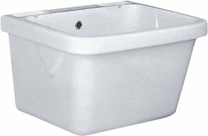 Раковина хозяйственная 60х50см, без отв. для смесителя, с переливом, для установки на 2 ножки, без сифона, Specials, Hatria ZZ