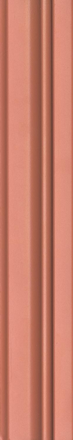 Бордюр Багет Магнолия оранжевый матовый обрезной |30х5