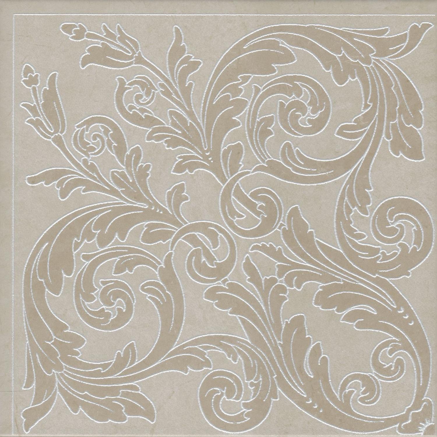 Декор Монсанту бежевый светлый 40,2х40,2