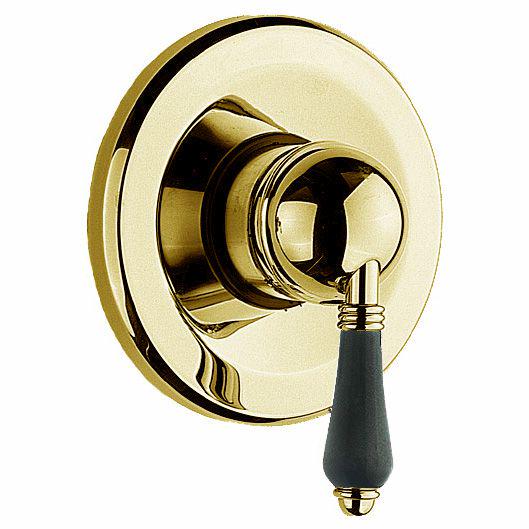 Смеситель для душа (внешняя часть) однорычажный для скрытого монтажа (ручка цв.хром/Cristallo), Nicolazzi ZZ